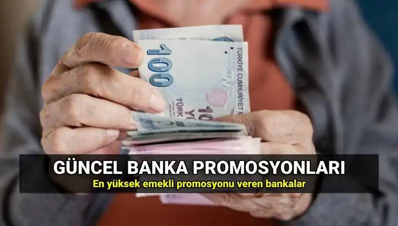 2025'te Emekli Promosyonları: Banka Banka En Yüksek ve Düşük Tutarlar