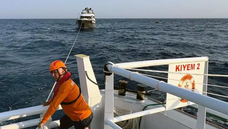 Marmaris Açıklarında Sürüklenen Tekne Dramı: Neyse ki Kurtarıldı!