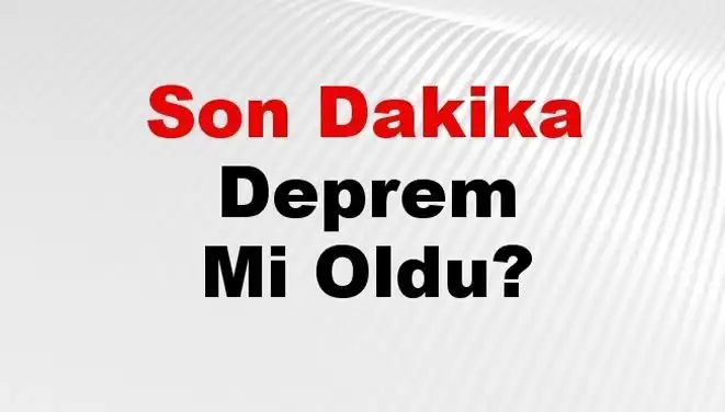 Konya’da Son Dakika Deprem: Kandilli ve AFAD’dan Açıklama Geldi!