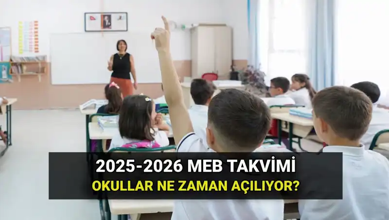 2025-2026 Eğitim Öğretim Dönemi İçin Okul Açılış Takvimi!