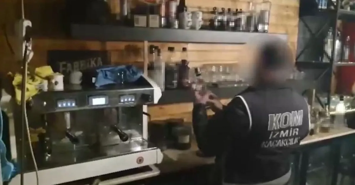 İzmir’de 43 Eğlence Mekanına Kaçak Alkol Operasyonu: Litrelerce Kaçak Ürün Ele Geçirildi