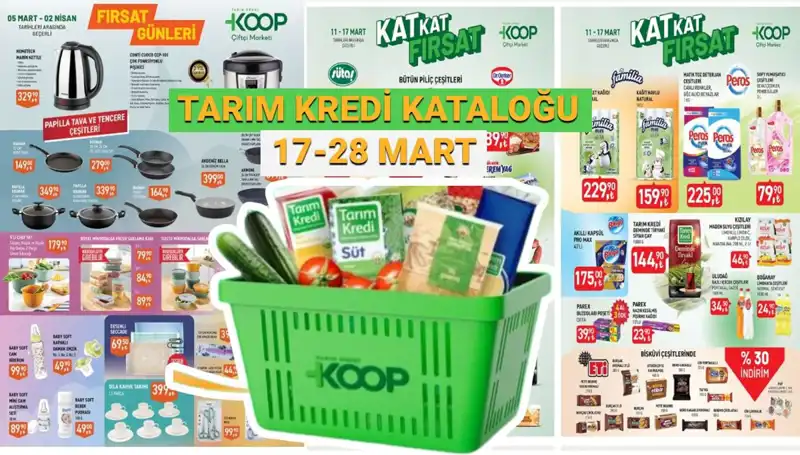 Tarım Kredi Kooperatif Marketlerinde Mart İndirimleri ile Keyifli Alışveriş