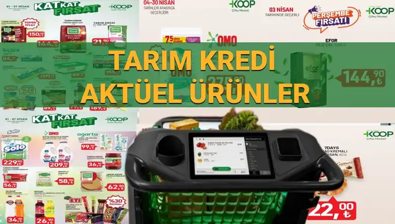 Nisan Ayında Tarım Kredi Kooperatifi Marketlerinde Şok İndirimler!